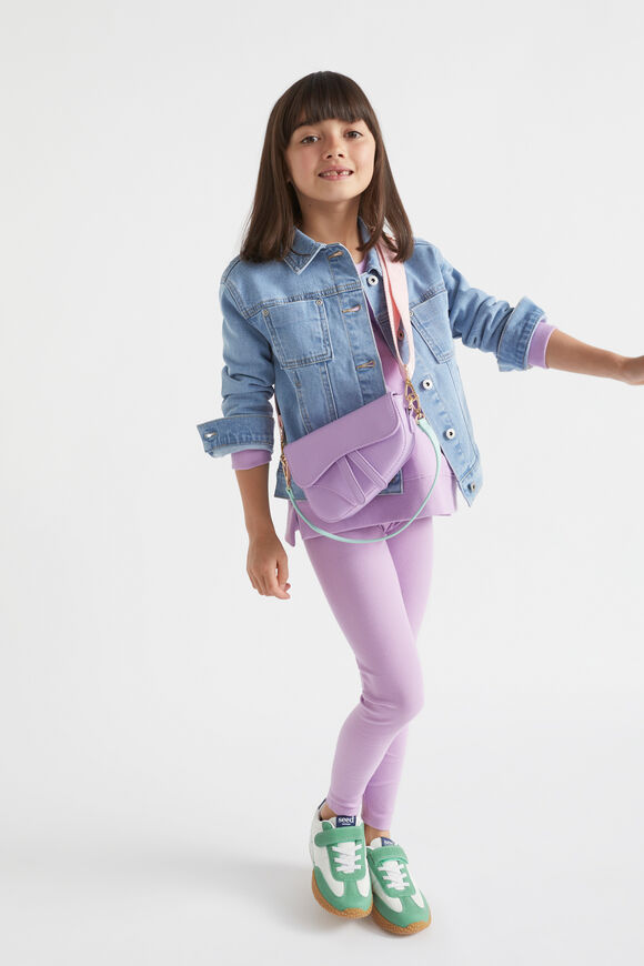 Heritage Saddle Bag  Lilac  hi-res
