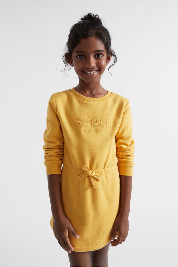 Core Logo Dress  Honeycomb  hi-res
