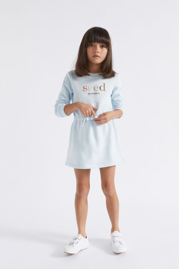 Core Logo Dress  Ice Blue  hi-res