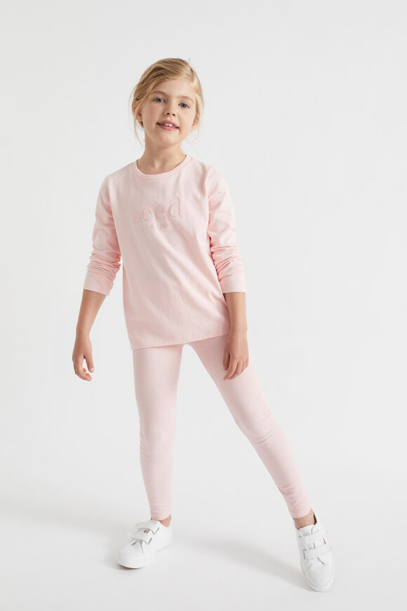 Core Rib Legging  Dusty Rose  hi-res