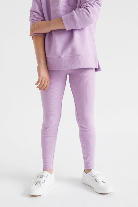 Core Rib Legging  Lilac  hi-res
