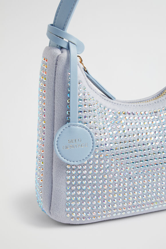 Jewel Mini Hobo Bag  Powder Blue  hi-res