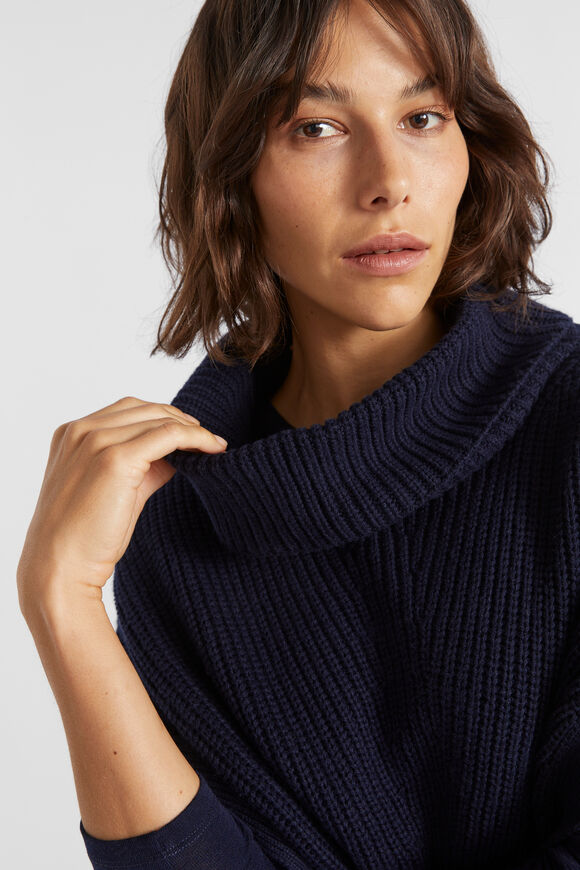 Pullover Poncho  Midnight Sky  hi-res