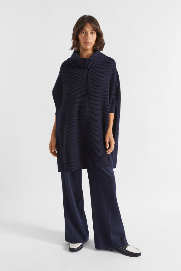 Pullover Poncho  Midnight Sky  hi-res