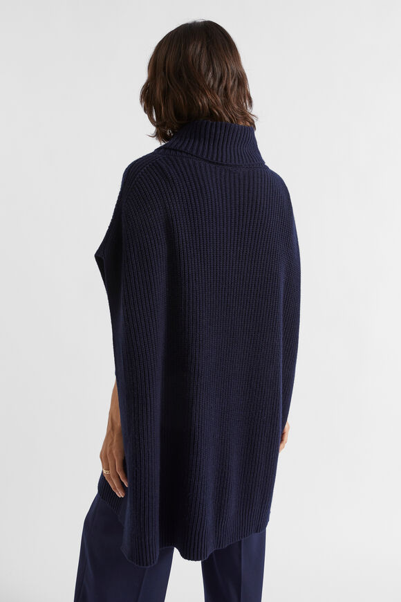 Pullover Poncho  Midnight Sky  hi-res