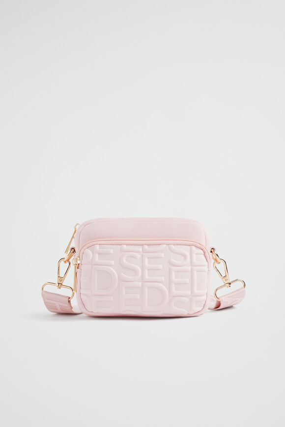 Heritage Double Pocket Cross Body Bag  Dusty Rose  hi-res