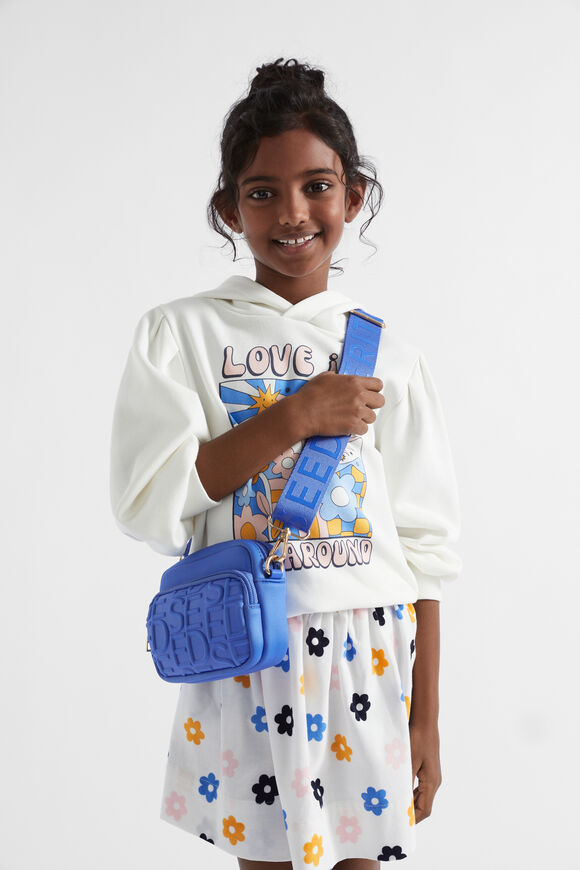 Heritage Double Pocket Cross Body Bag  Soft Cobalt  hi-res