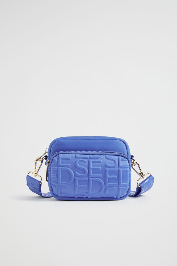 Heritage Double Pocket Cross Body Bag  Soft Cobalt  hi-res