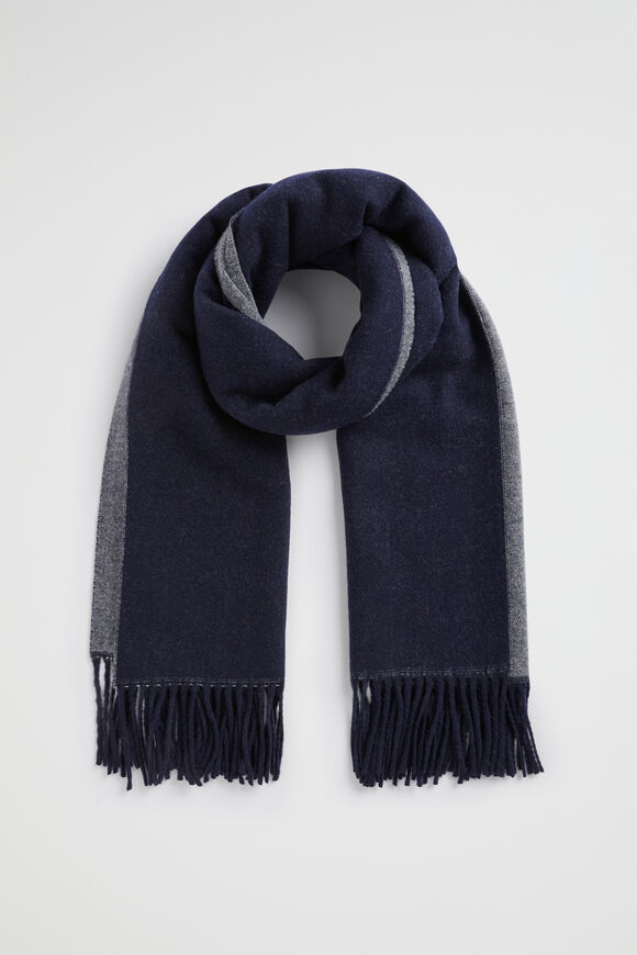 Colour Block Scarf  Midnight Sky Multi  hi-res
