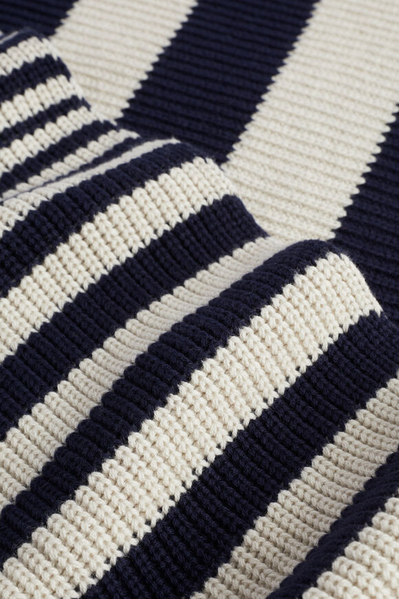Gradient Stripe Scarf  Midnight Sky  hi-res