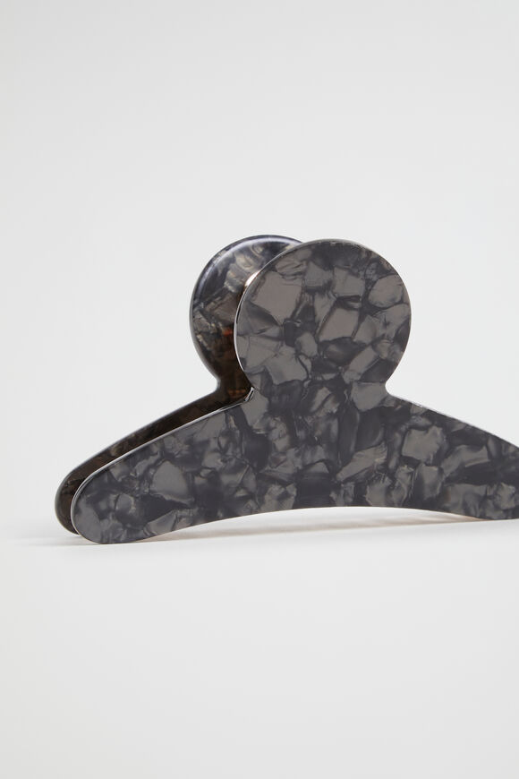 Tort Hair Clip  Black Tort  hi-res