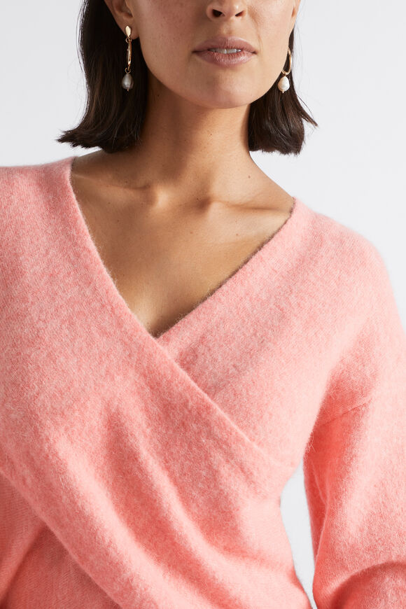 Cosy Knit Midi Dress  Pale Peony Marle  hi-res