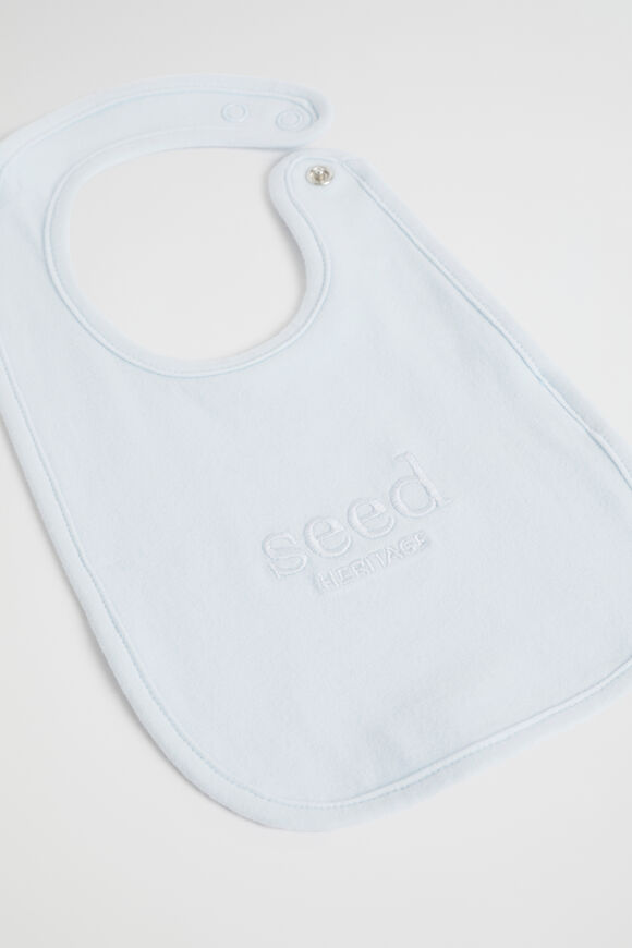Core Logo Bib  Ice Blue  hi-res