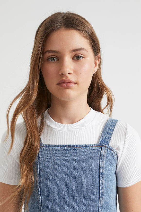 Denim A-Line Dress  Bright Sky  hi-res