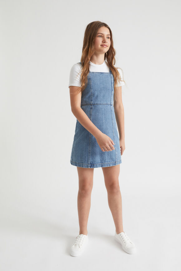 Denim A-Line Dress  Bright Sky  hi-res