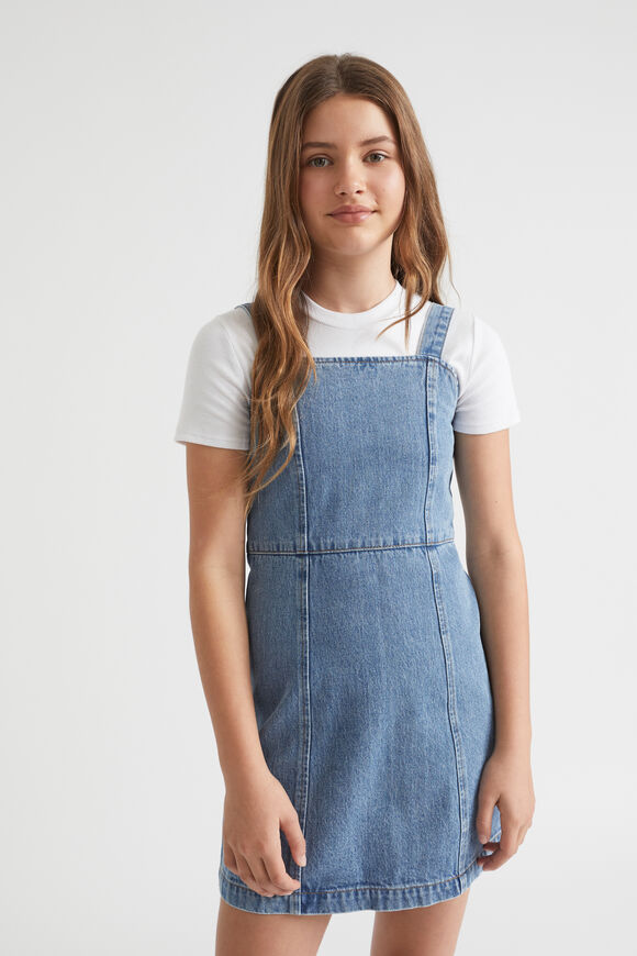 Denim A-Line Dress  Bright Sky  hi-res