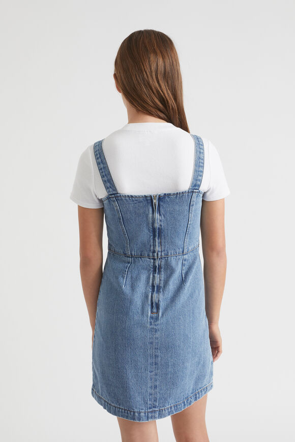Denim A-Line Dress  Bright Sky  hi-res