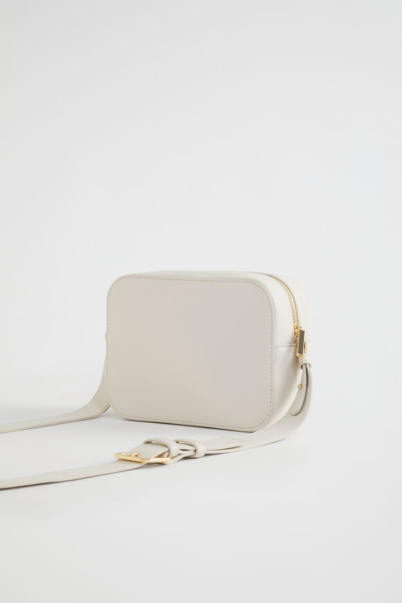 Textured Logo Crossbody Bag  Hot Chocolate Houndstooth  hi-res