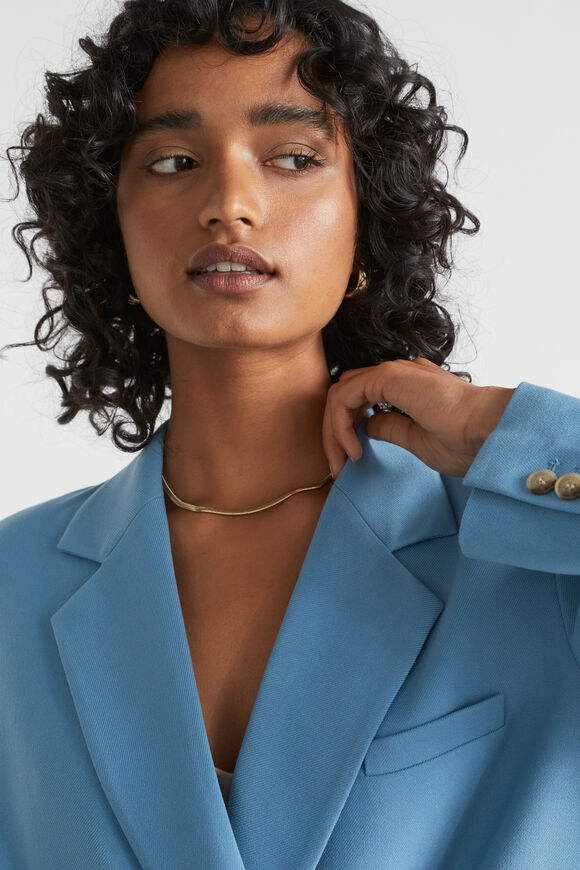 Relaxed Blazer  Soft Cobalt  hi-res