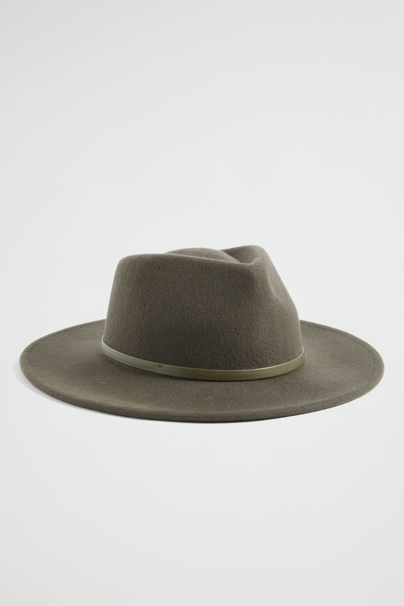 Felt Fedora  Dark Fern  hi-res