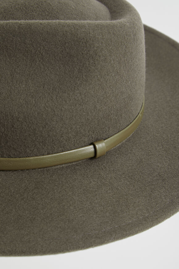 Felt Fedora  Dark Fern  hi-res