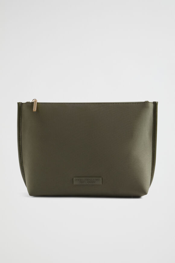 Heritage Logo Pouch  Dark Fern  hi-res