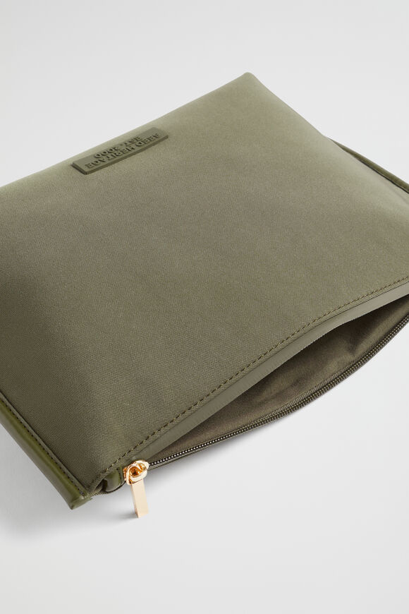 Heritage Logo Pouch  Dark Fern  hi-res