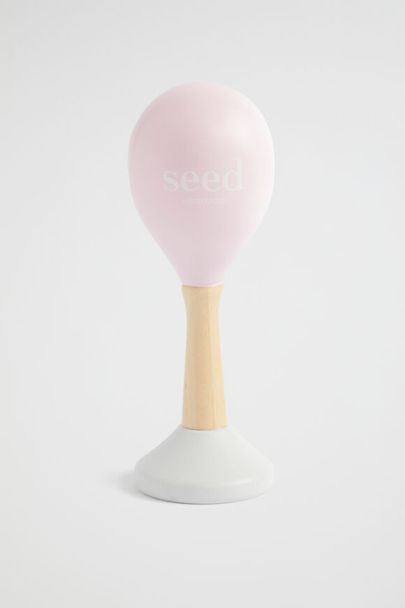 Seed Wooden Maraca  Bunny  hi-res
