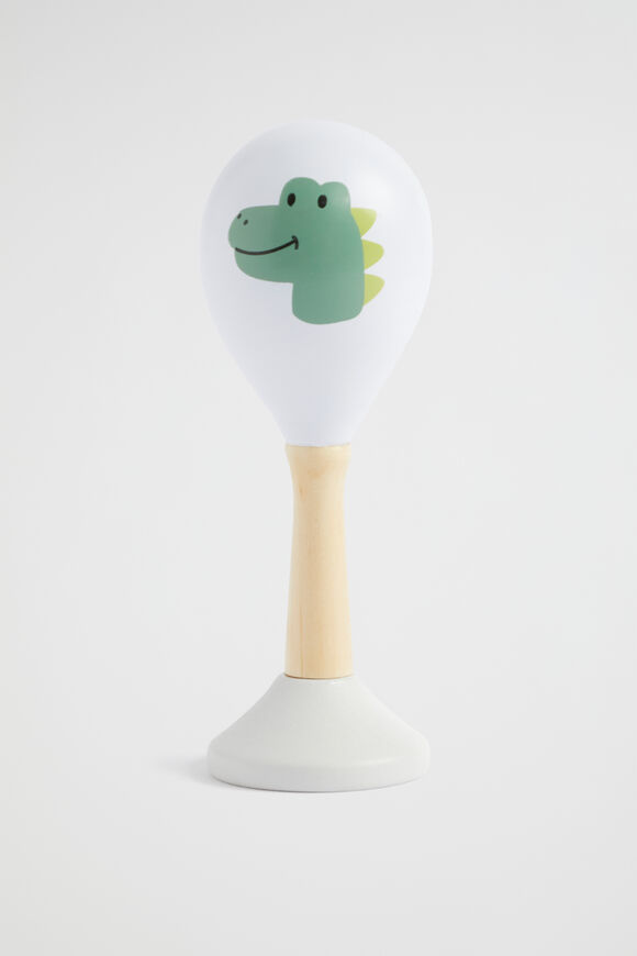 Seed Wooden Maraca  Dino  hi-res