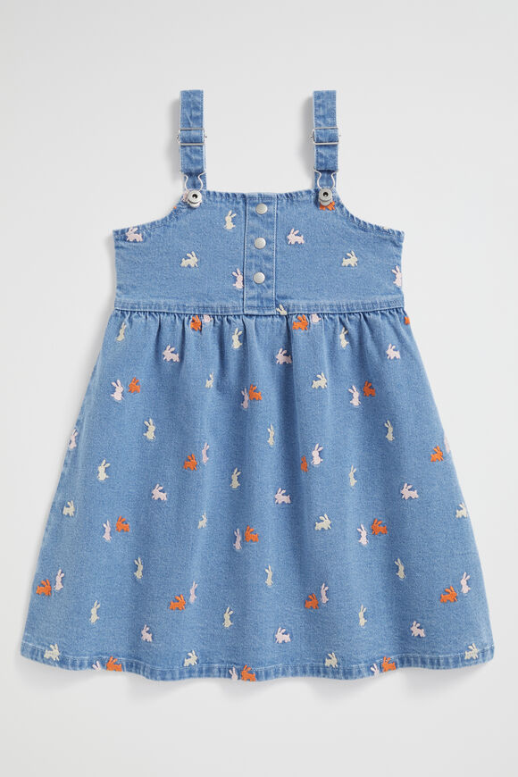 Bunny Denim Pinafore  Original Indigo  hi-res