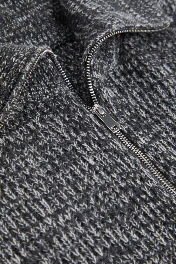Zip Collared Bib  Black  hi-res