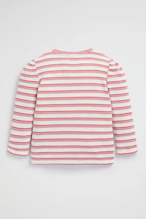 Stripe Rib Tee  Canvas  hi-res