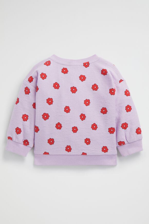 Floral Yardage Sweat  Orchid  hi-res