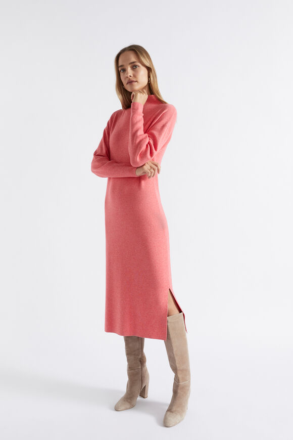Cowl Neck Knit Midi Dress  Primrose Marle  hi-res