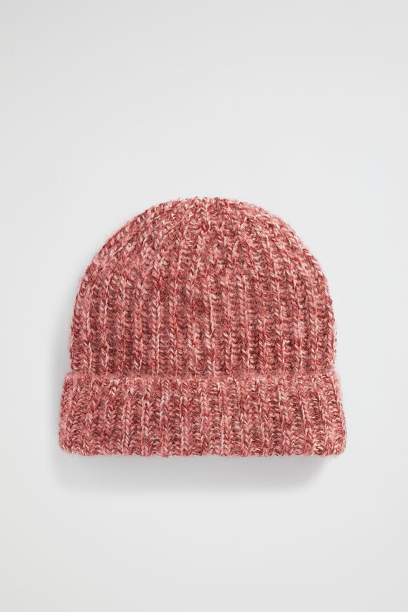 Multi Twist Knit Beanie  Sangria Primrose Twist  hi-res