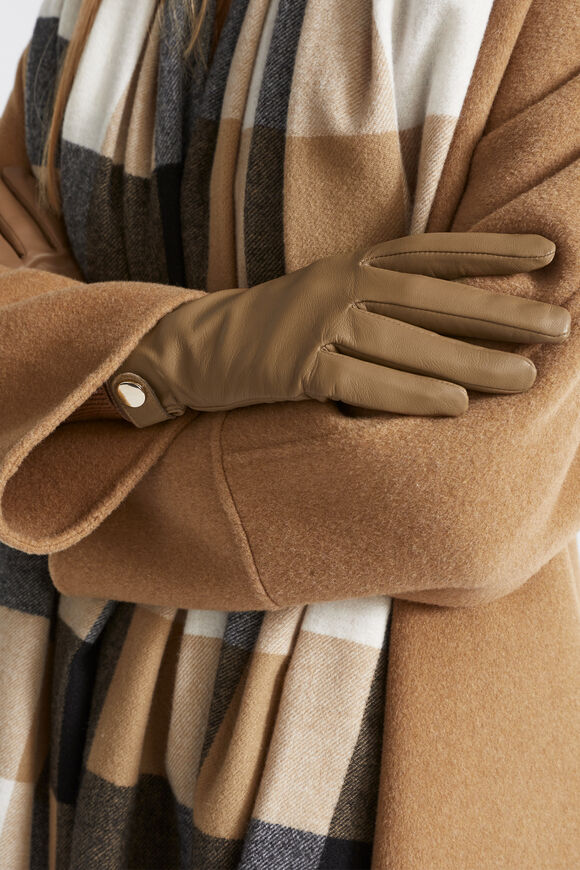 Leather Gloves  Deep Brass  hi-res