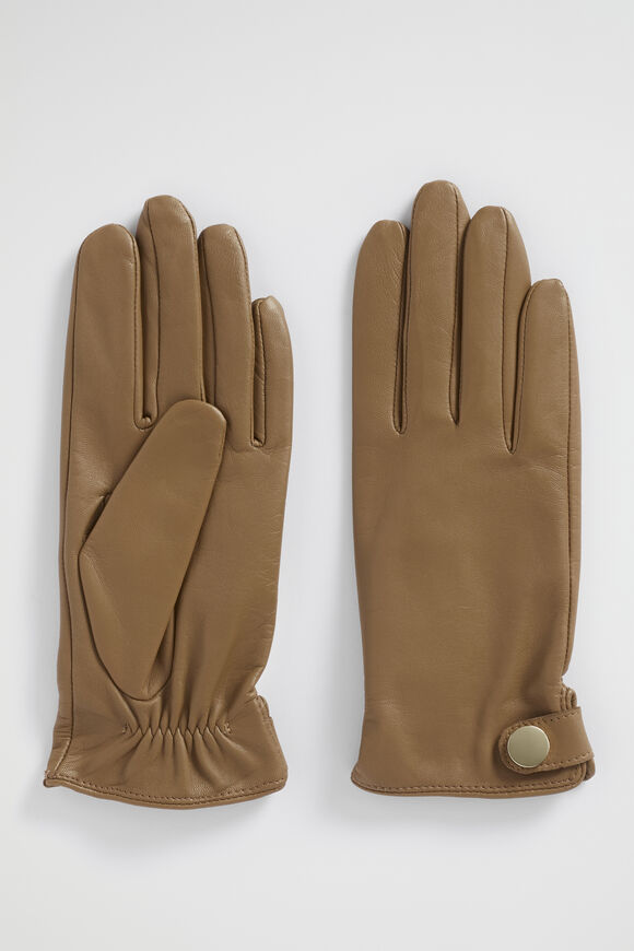 Leather Gloves  Deep Brass  hi-res