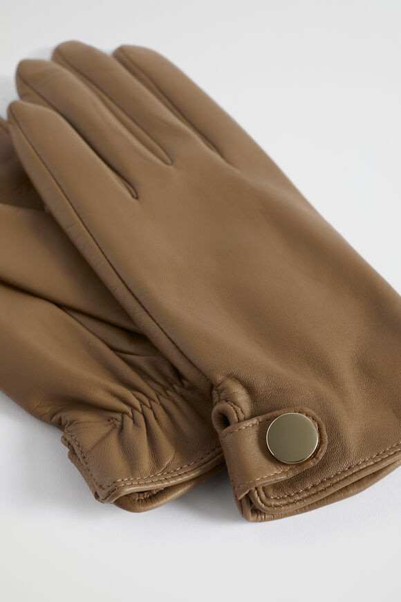 Leather Gloves  Deep Brass  hi-res