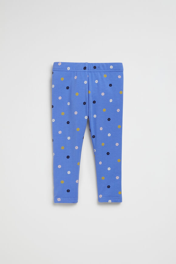 Mini Floral Legging  Soft Cobalt  hi-res
