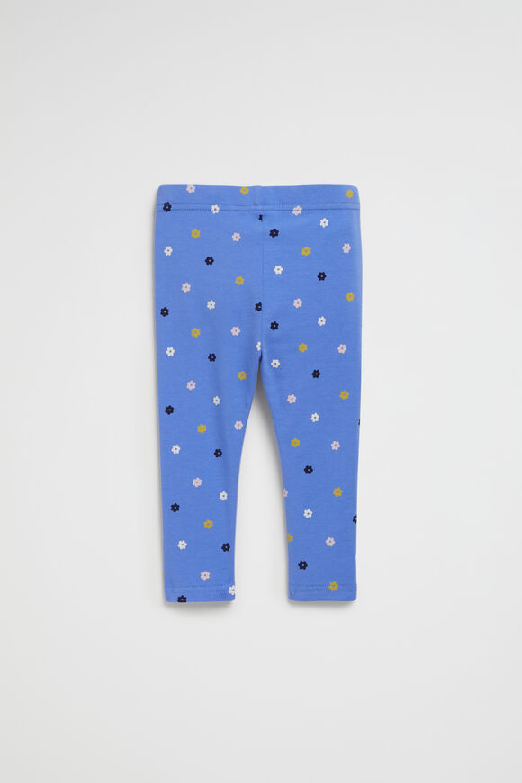 Mini Floral Legging  Soft Cobalt  hi-res
