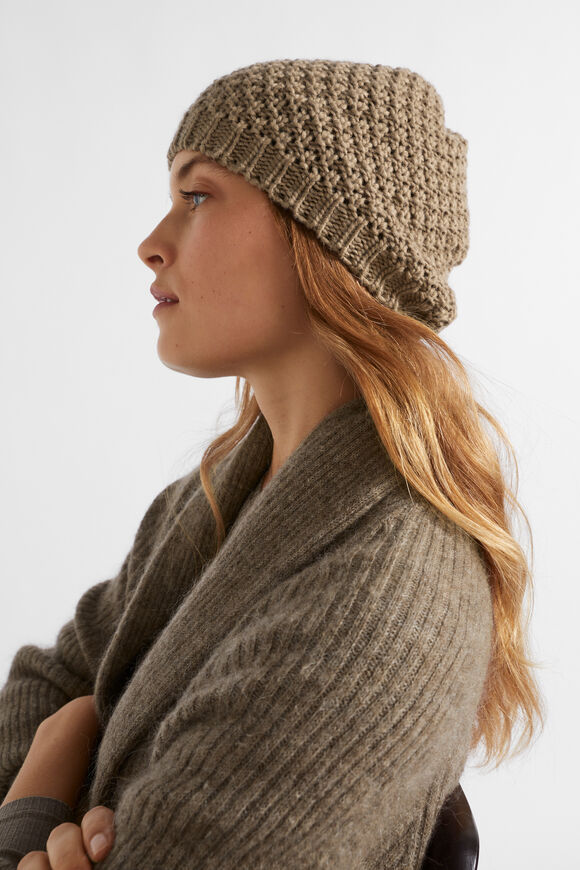 Hand Knit Beanie  Hazel  hi-res