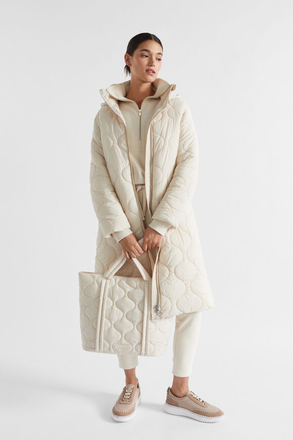 Quilted Tote  Vanilla Cream  hi-res