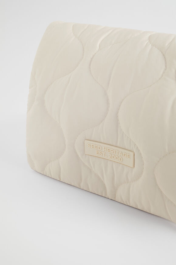 Quilted Crossbody Bag  Vanilla Cream  hi-res