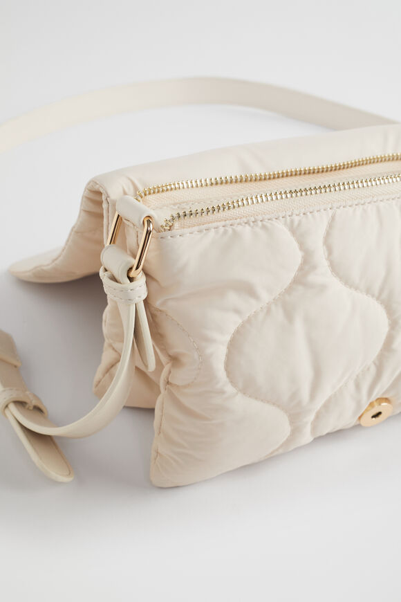 Quilted Crossbody Bag  Vanilla Cream  hi-res