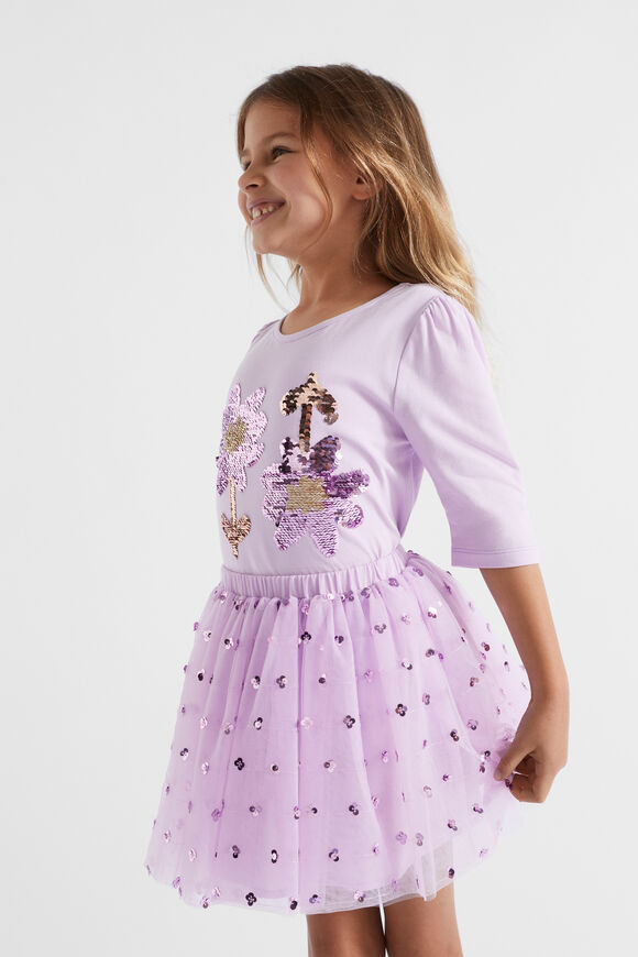Daisy Motif Tee  Orchid  hi-res