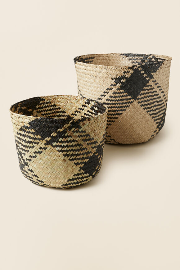 Woven Small Basket  Natural  hi-res