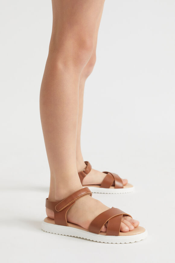 Summer Crossover Sandal  Tan  hi-res