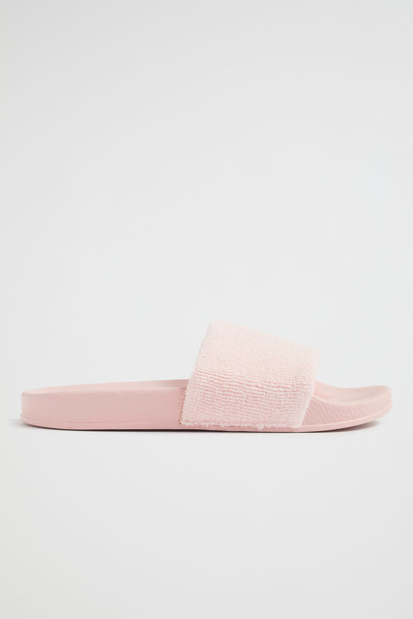 Terry Pool Slide  Dusty Rose  hi-res