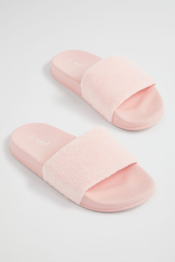 Terry Pool Slide  Dusty Rose  hi-res