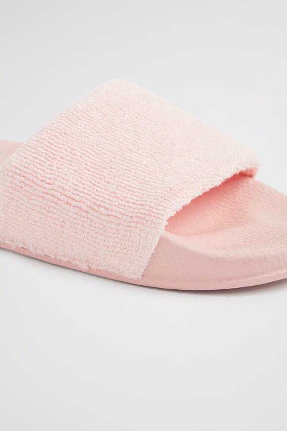 Terry Pool Slide  Dusty Rose  hi-res